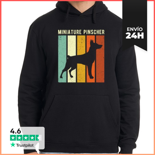 Sudadera Unisex Con Capucha Pinscher Miniatura LaTostadora - latostadora.com - Modalova