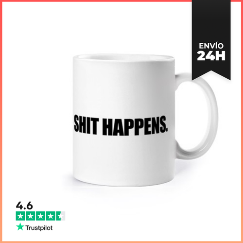 Taza SHIT Happens LaTostadora - latostadora.com - Modalova