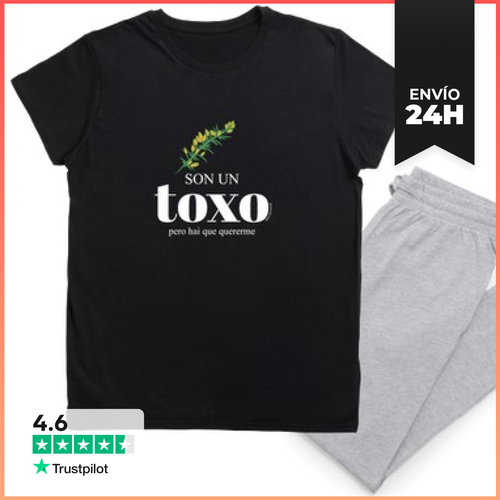 Pijama Son Un Toxo, Pero Hai Que Quererme. LaTostadora - latostadora.com - Modalova