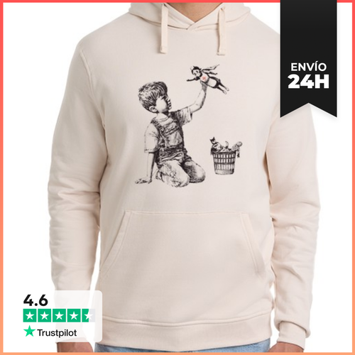 Sudadera Unisex Con Capucha Game Changer - Banksy LaTostadora - latostadora.com - Modalova