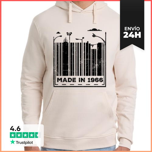 Sudadera Unisex Con Capucha Made In 1966 LaTostadora - latostadora.com - Modalova