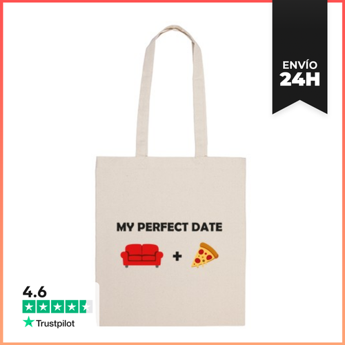Bolsa De Tela PERFECT DAY COUCH AND PIZZA LaTostadora - latostadora.com - Modalova
