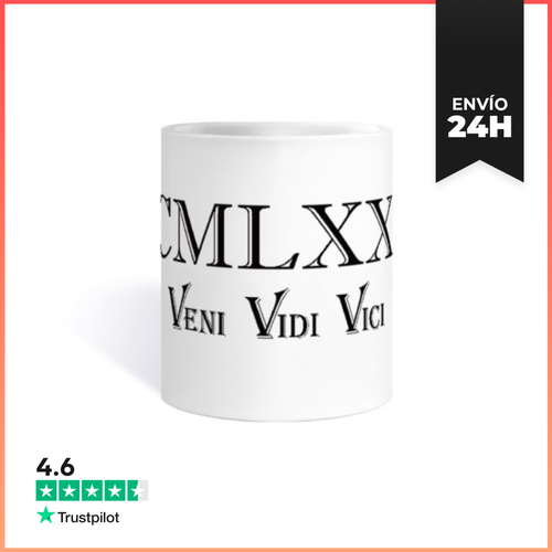 Taza 1976 Veni Vidi Vici MCMLXXVI LaTostadora - latostadora.com - Modalova