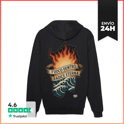 Sudadera Unisex Con Capucha Cerdeña Fuego Dentro LaTostadora - latostadora.com - Modalova