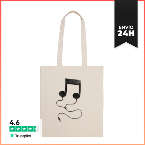 Bolsa De Tela Musica Para Mis Oidos LaTostadora - latostadora.com - Modalova
