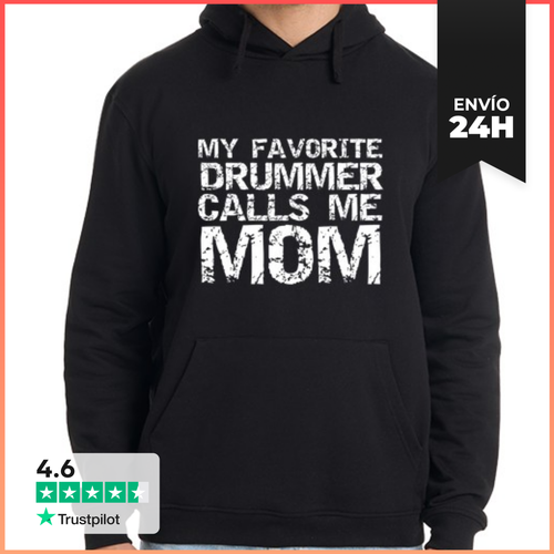 Sudadera Unisex Con Capucha Mamá De La Línea De Tambores De La - latostadora.com - Modalova