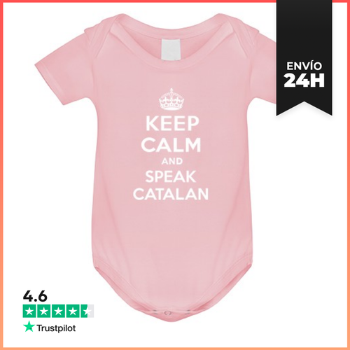 Body Bebé Keep Calm And Speak Catalan LaTostadora - latostadora.com - Modalova