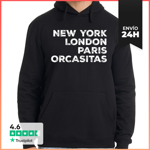 Sudadera Unisex Con Capucha Orcasitas Madrid LaTostadora - latostadora.com - Modalova