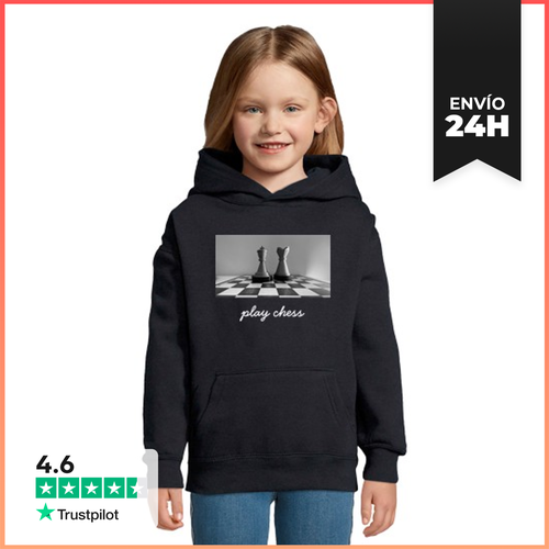 Sudadera Para Niños Con Capucha PLAY CHESS 2 LaTostadora - latostadora.com - Modalova