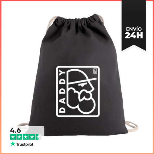 Mochila Saco Con Cuerdas MOCHILA. DADDY ENMARCADO BLANCO TRAZO - latostadora.com - Modalova