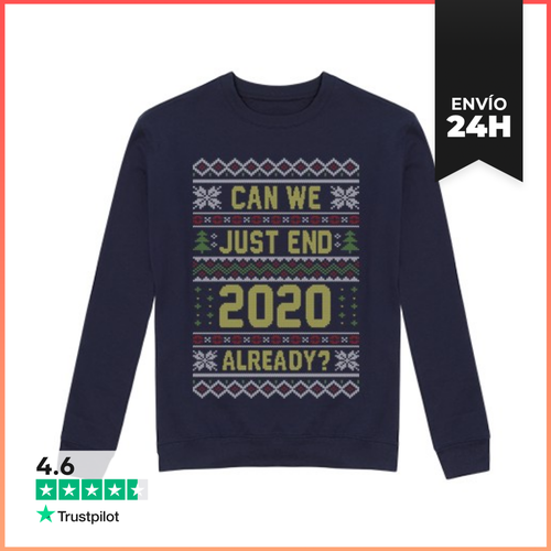 Sudadera Unisex Can We End 2020 Ugly Sweater LaTostadora - latostadora.com - Modalova