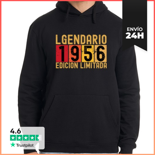 Sudadera Unisex Con Capucha Legendario 1956 Edicion Limitada - latostadora.com - Modalova