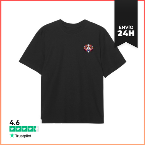Camiseta Oversize Logo De Cavalier King Charles Spaniel Blenheim - latostadora.com - Modalova