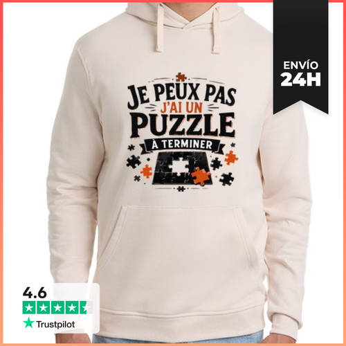Sudadera Unisex Con Capucha No Puedo Tengo Un Rompecabezas Que - latostadora.com - Modalova