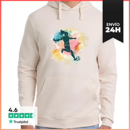 Sudadera Unisex Con Capucha Entrenador De Fútbol Mujer Jugador De - latostadora.com - Modalova