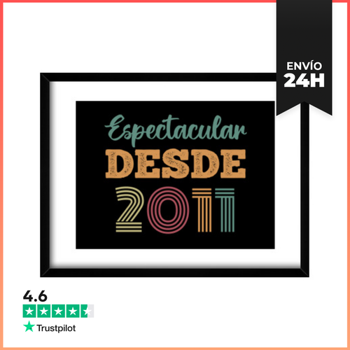 Cuadro Con Marco Horizontal ESPECTACULAR DESDE 2011 LaTostadora - latostadora.com - Modalova