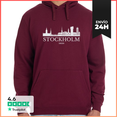 Sudadera Unisex Con Capucha Estocolmo Suecia, Recuerdo De - latostadora.com - Modalova