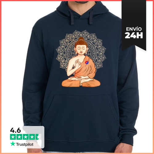 Sudadera Unisex Con Capucha Buda De La Sanación LaTostadora - latostadora.com - Modalova