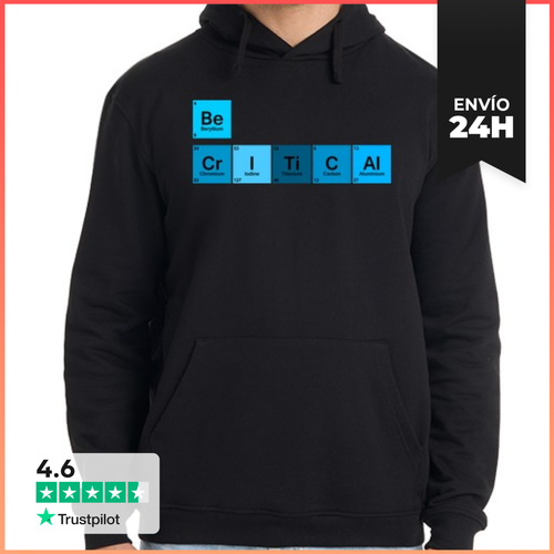 Sudadera Unisex Con Capucha Be Critical LaTostadora - latostadora.com - Modalova