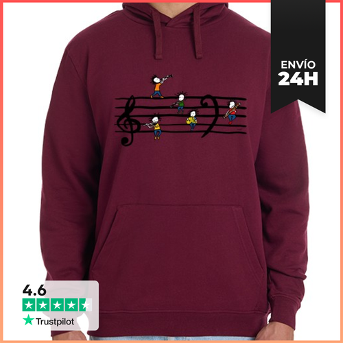 Sudadera Unisex Con Capucha Wind Quintet LaTostadora - latostadora.com - Modalova