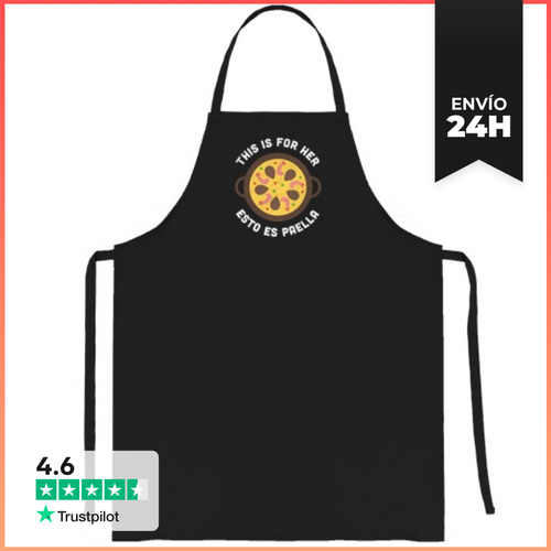 Delantal Esto Es Paella - This Is For Her LaTostadora - latostadora.com - Modalova