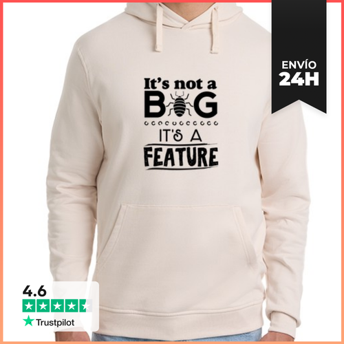 Sudadera Unisex Con Capucha Not A Bug LaTostadora - latostadora.com - Modalova