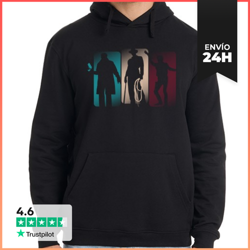 Sudadera Unisex Con Capucha Heroe Trilogy LaTostadora - latostadora.com - Modalova