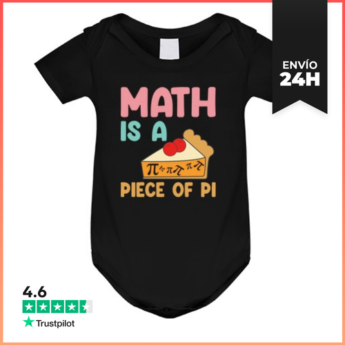 Body Bebé MATH IS A PIECE OF PI PIE LaTostadora - latostadora.com - Modalova