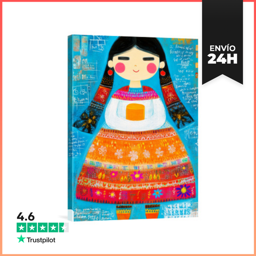 Lienzo Vertical Himalaya Folk 34 LaTostadora - latostadora.com - Modalova