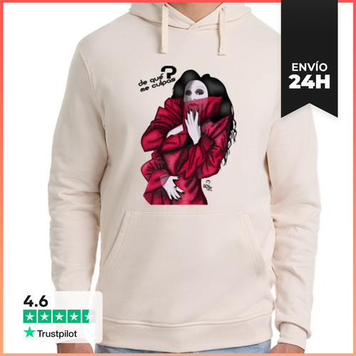 Sudadera Unisex Con Capucha DE QUÉ ME CULPAS LaTostadora - latostadora.com - Modalova