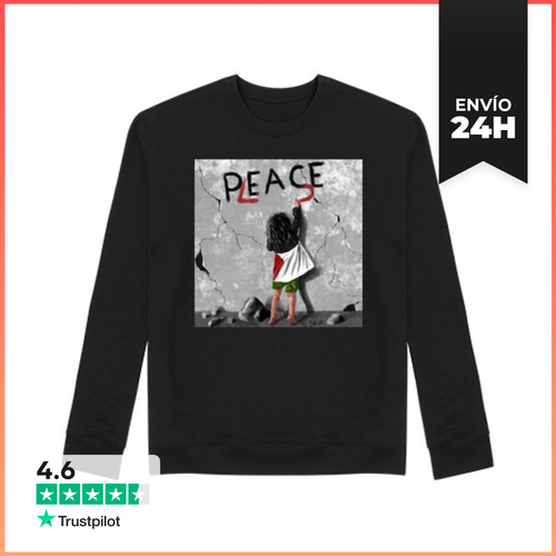 Sudadera Unisex Palestina Peace Please LaTostadora - latostadora.com - Modalova
