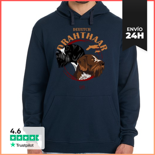 Sudadera Unisex Con Capucha Drahthaar LaTostadora - latostadora.com - Modalova
