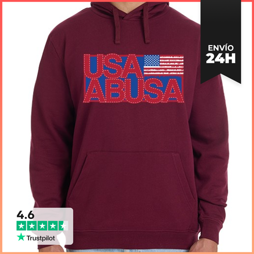 Sudadera Unisex Con Capucha USA ABUSA LaTostadora - latostadora.com - Modalova