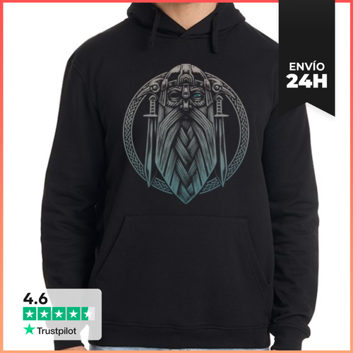 Sudadera Unisex Con Capucha Odin (Vikings) LaTostadora - latostadora.com - Modalova