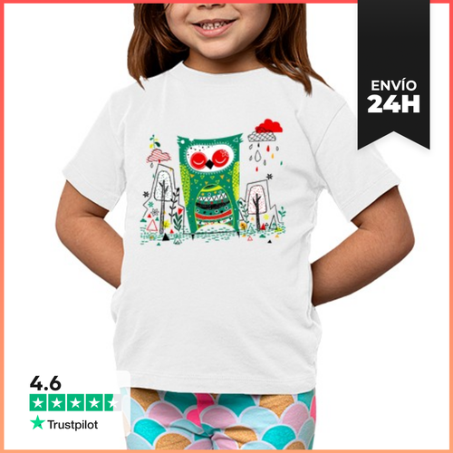 Camiseta Clásica Para Niños BUHO LaTostadora - latostadora.com - Modalova