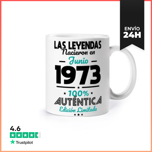 Taza 50 Años - Leyendas Junio 1973 LaTostadora - latostadora.com - Modalova