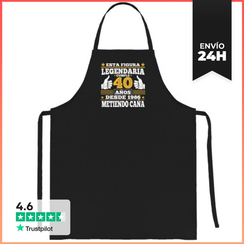 Delantal 40 Años 1986 Cumpleaños Original LaTostadora - latostadora.com - Modalova