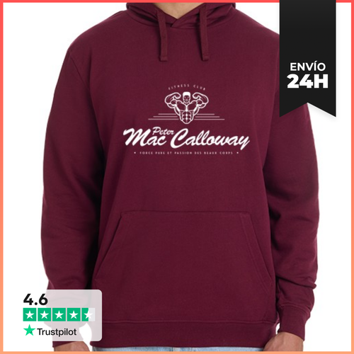 Sudadera Unisex Con Capucha Peter Mac Calloway Fitness Club - latostadora.com - Modalova