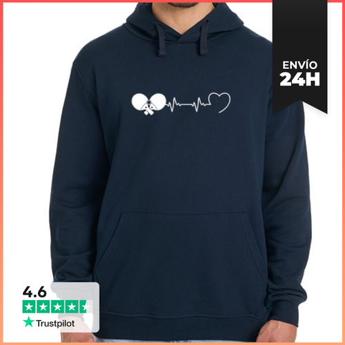 Sudadera Unisex Con Capucha Humor De Ping Pong Man Beat - latostadora.com - Modalova