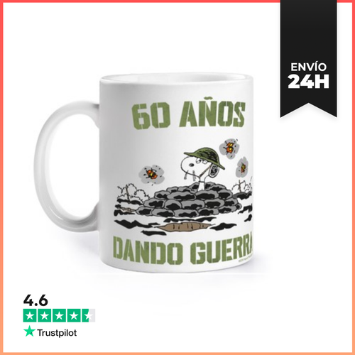 Taza 60 Años Dando Guerra Verde Peanuts LaTostadora - latostadora.com - Modalova
