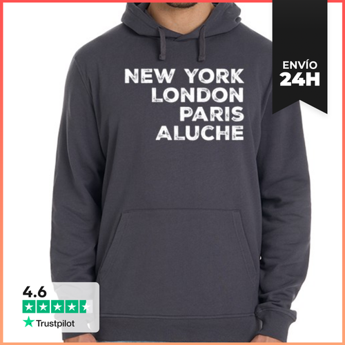 Sudadera Unisex Con Capucha Aluche Madrid LaTostadora - latostadora.com - Modalova