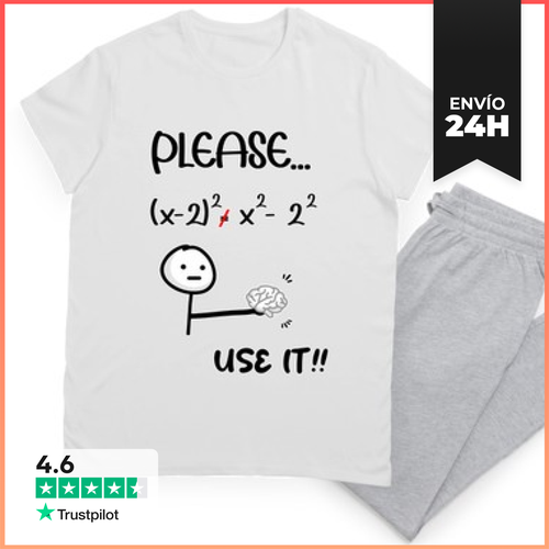 Pijama Use Your Brain Humor Científico Regalo Para - latostadora.com - Modalova