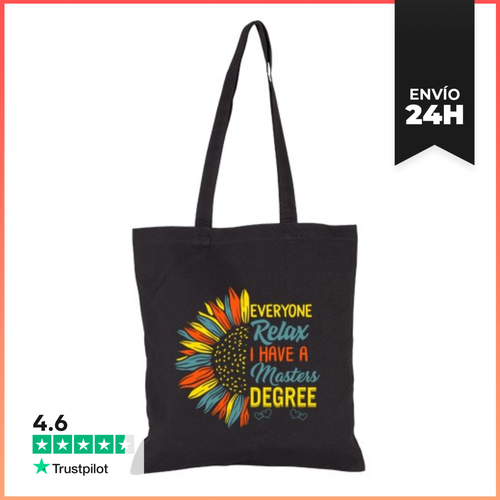 Bolsa De Tela Todos Relajense Tengo Un Título De Maestría - latostadora.com - Modalova