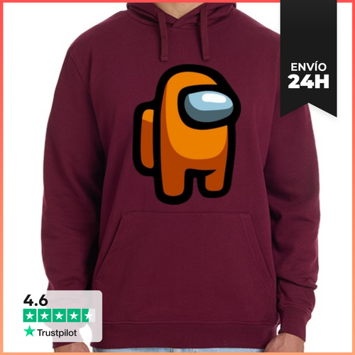 Sudadera Unisex Con Capucha Among Us, Naranja LaTostadora - latostadora.com - Modalova