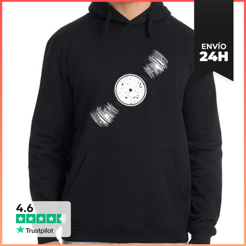 Sudadera Unisex Con Capucha Camiseta De Vinilo Retro LaTostadora - latostadora.com - Modalova