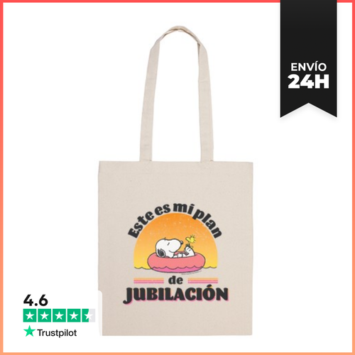 Bolsa De Tela Snoopy Plan De Jubilación LaTostadora - latostadora.com - Modalova