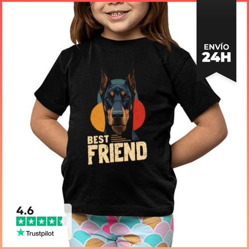 Camiseta Clásica Para Niños Doberman LaTostadora - latostadora.com - Modalova