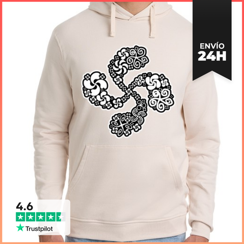 Sudadera Unisex Con Capucha Lauburuak LaTostadora - latostadora.com - Modalova