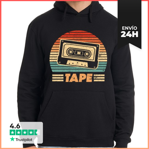 Sudadera Unisex Con Capucha Retro Tape LaTostadora - latostadora.com - Modalova