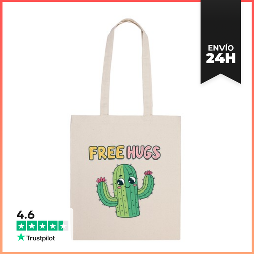 Bolsa De Tela Cactus Abrazos Gratis LaTostadora - latostadora.com - Modalova